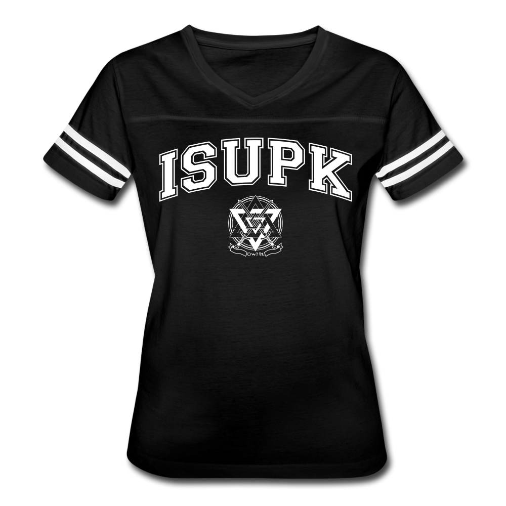 ISUPK Team Women’s Vintage Sport T-Shirt - black/white