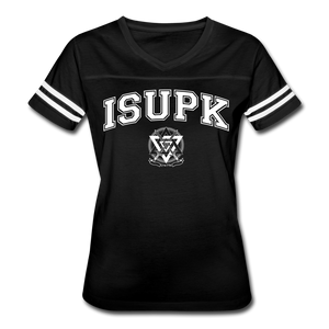 ISUPK Team Women’s Vintage Sport T-Shirt - black/white