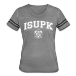 ISUPK Team Women’s Vintage Sport T-Shirt - heather gray/charcoal
