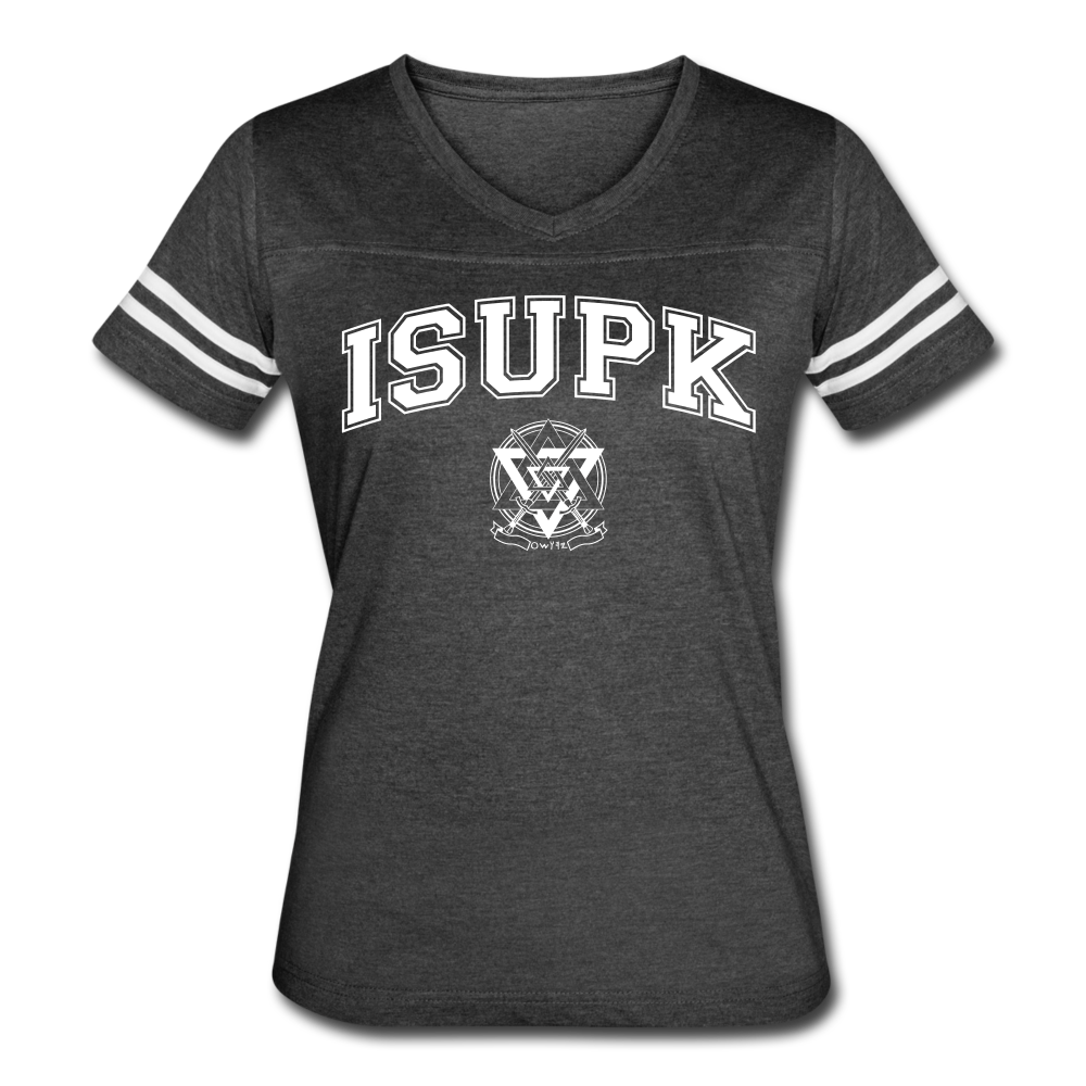 ISUPK Team Women’s Vintage Sport T-Shirt - vintage smoke/white