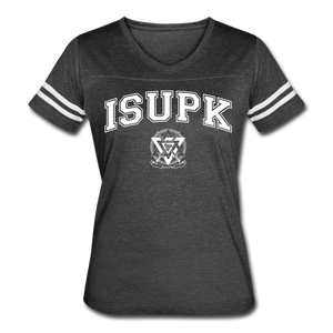 ISUPK Team Women’s Vintage Sport T-Shirt - vintage smoke/white