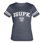 ISUPK Team Women’s Vintage Sport T-Shirt - vintage navy/white