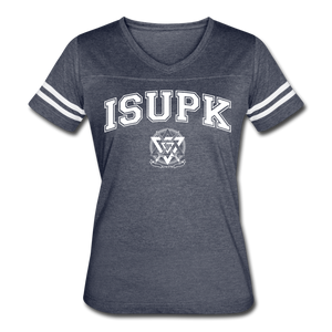 ISUPK Team Women’s Vintage Sport T-Shirt - vintage navy/white