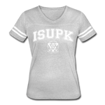 ISUPK Team Women’s Vintage Sport T-Shirt - heather gray/white