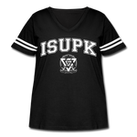 ISUPK Team Women's Curvy Sport T-Shirt - black/white