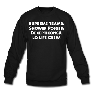 NY Teams Crewneck Sweatshirt - black