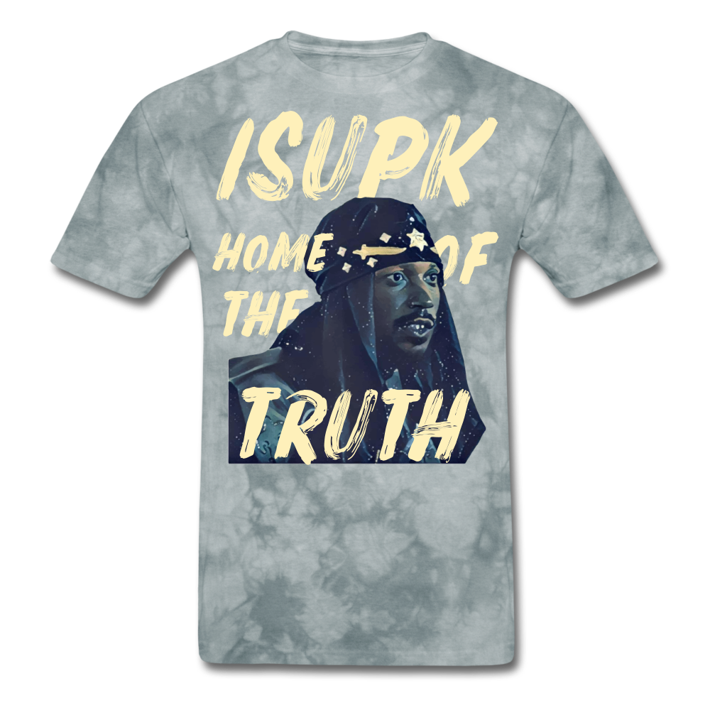 Home of the Truth T-Shirt - grey tie dye