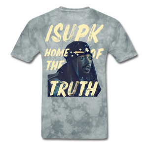 Home of the Truth T-Shirt - grey tie dye