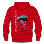 The General Confusion Adult Hoodie - red