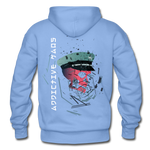 The General Confusion Adult Hoodie - carolina blue
