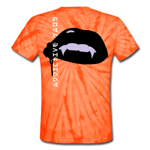 Sucker Tie Dye T-Shirt - spider orange