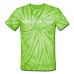 Sucker Tie Dye T-Shirt - spider lime green