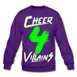 Villains Crewneck Sweatshirt - purple