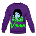 Shy Villain Crewneck Sweatshirt - purple