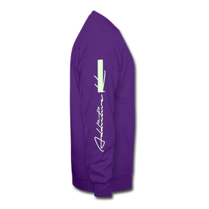 Shy Villain Crewneck Sweatshirt - purple
