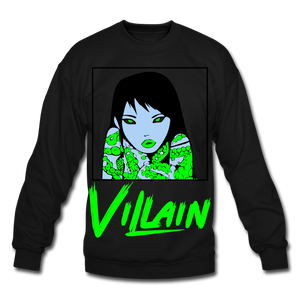 Shy Villain Crewneck Sweatshirt - black