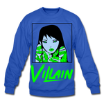 Shy Villain Crewneck Sweatshirt - royal blue