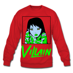 Shy Villain Crewneck Sweatshirt - red