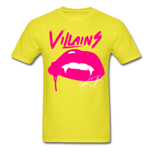 Villains  T-Shirt - yellow