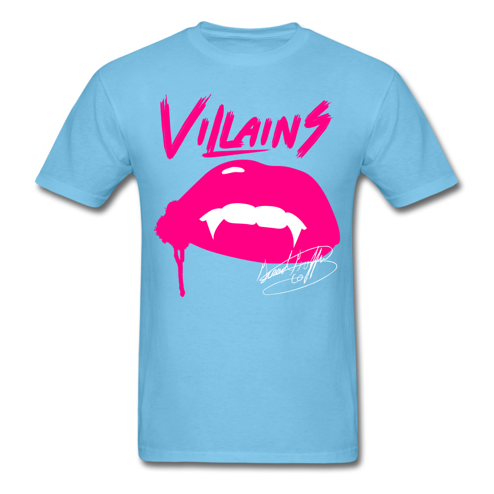 Villains  T-Shirt - aquatic blue