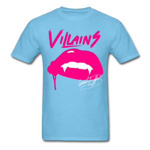 Villains  T-Shirt - aquatic blue