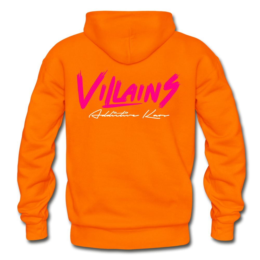 Villains Adult Hoodie - orange