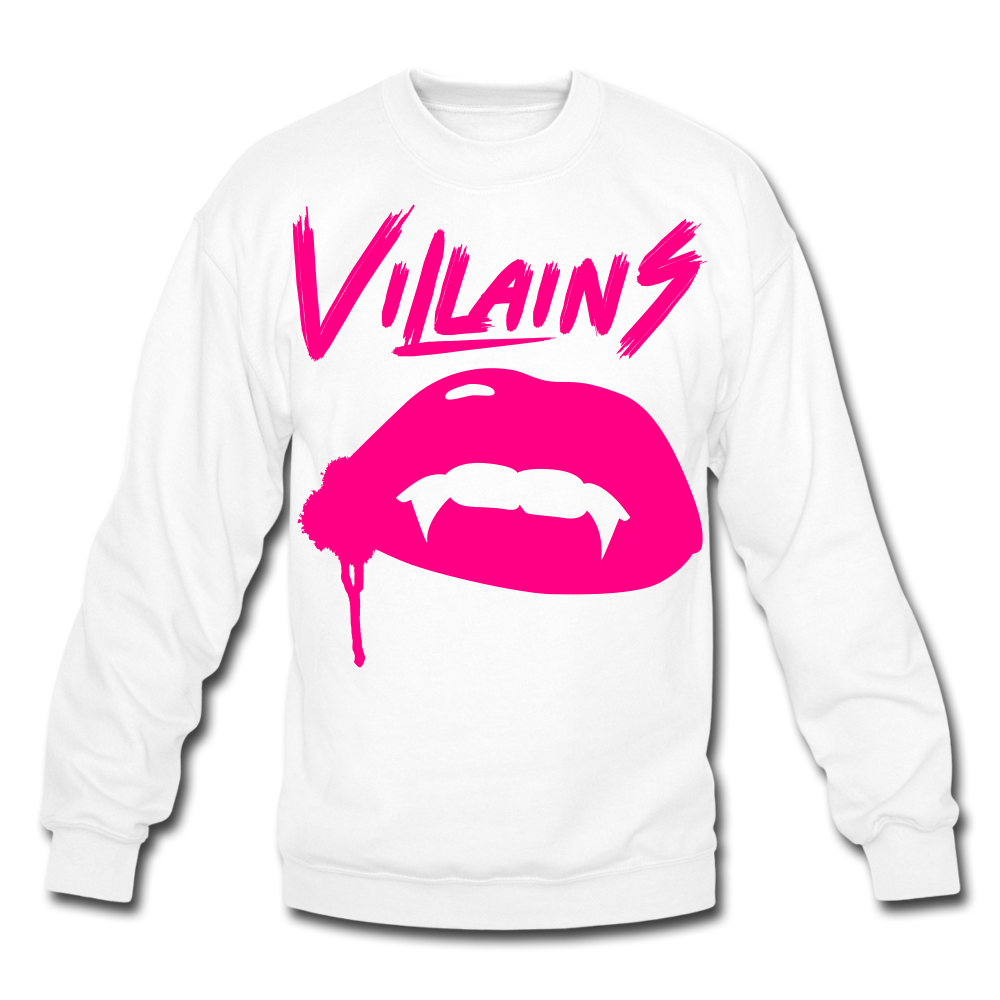 Villains Crewneck Sweatshirt - white