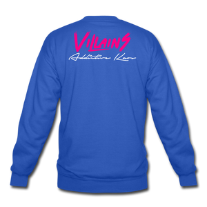 Villains Crewneck Sweatshirt - royal blue