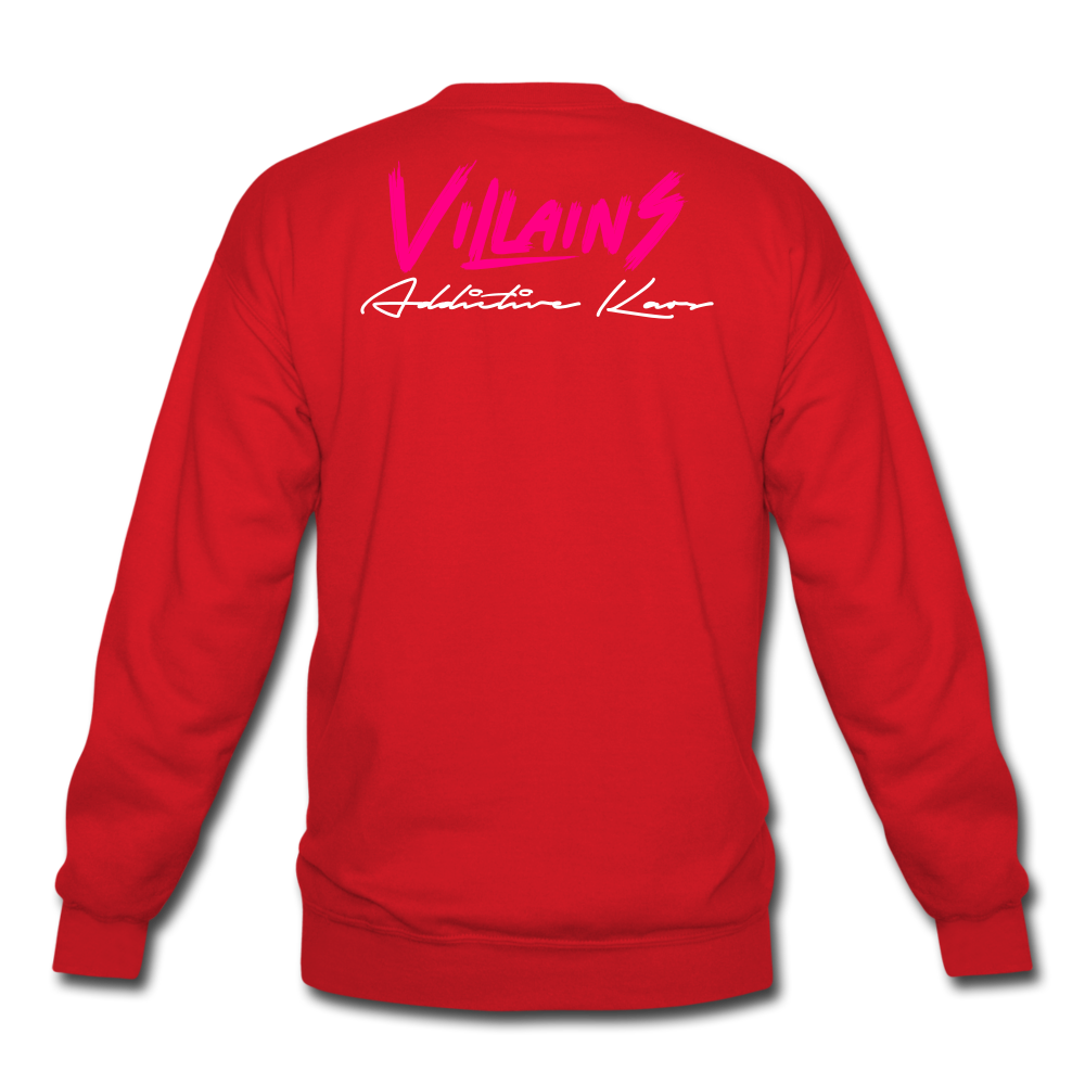 Villains Crewneck Sweatshirt - red