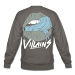 Villains Lust Crewneck Sweatshirt - asphalt gray