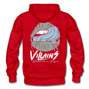Villains Lust Adult Hoodie - red