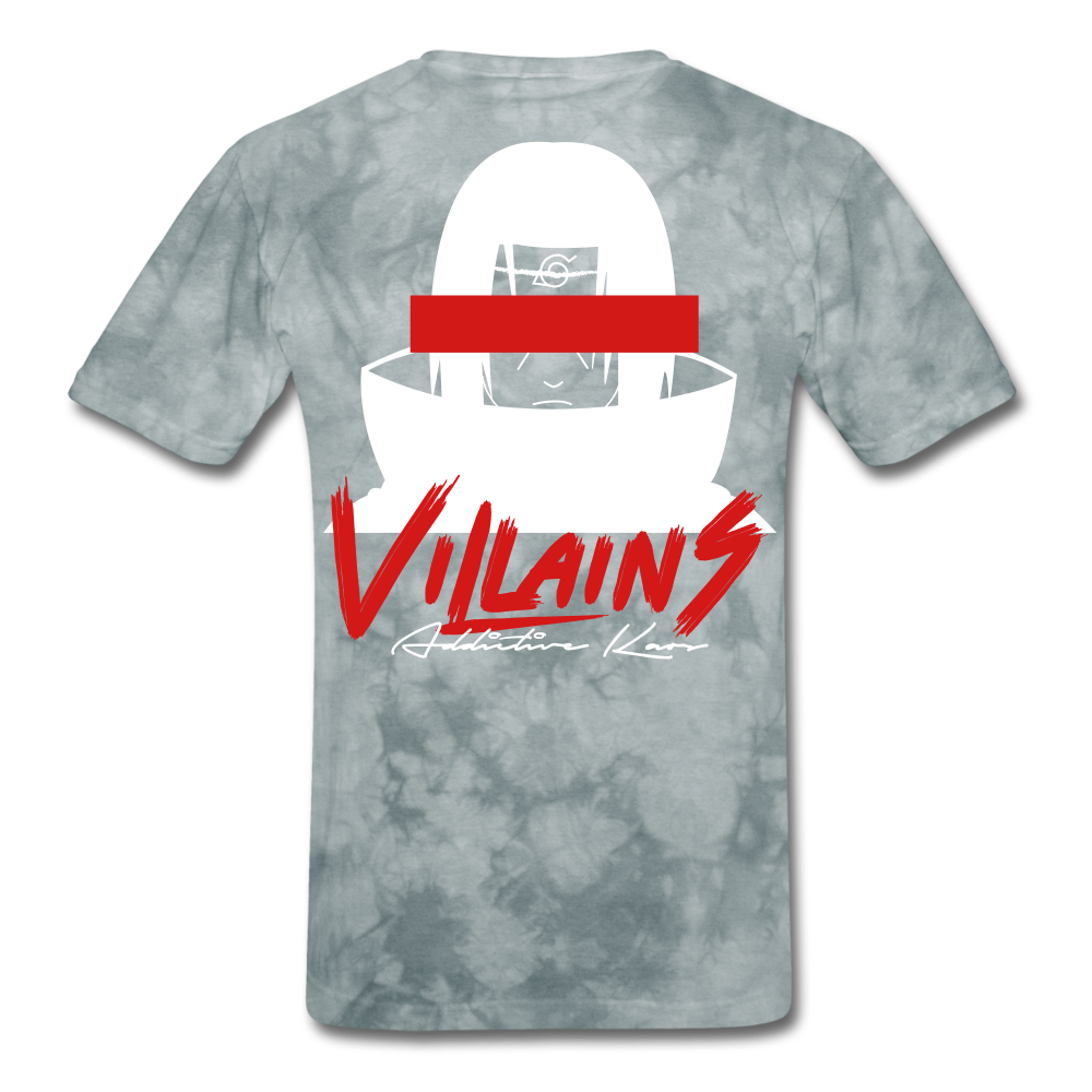 Villains Itachi T-Shirt - grey tie dye