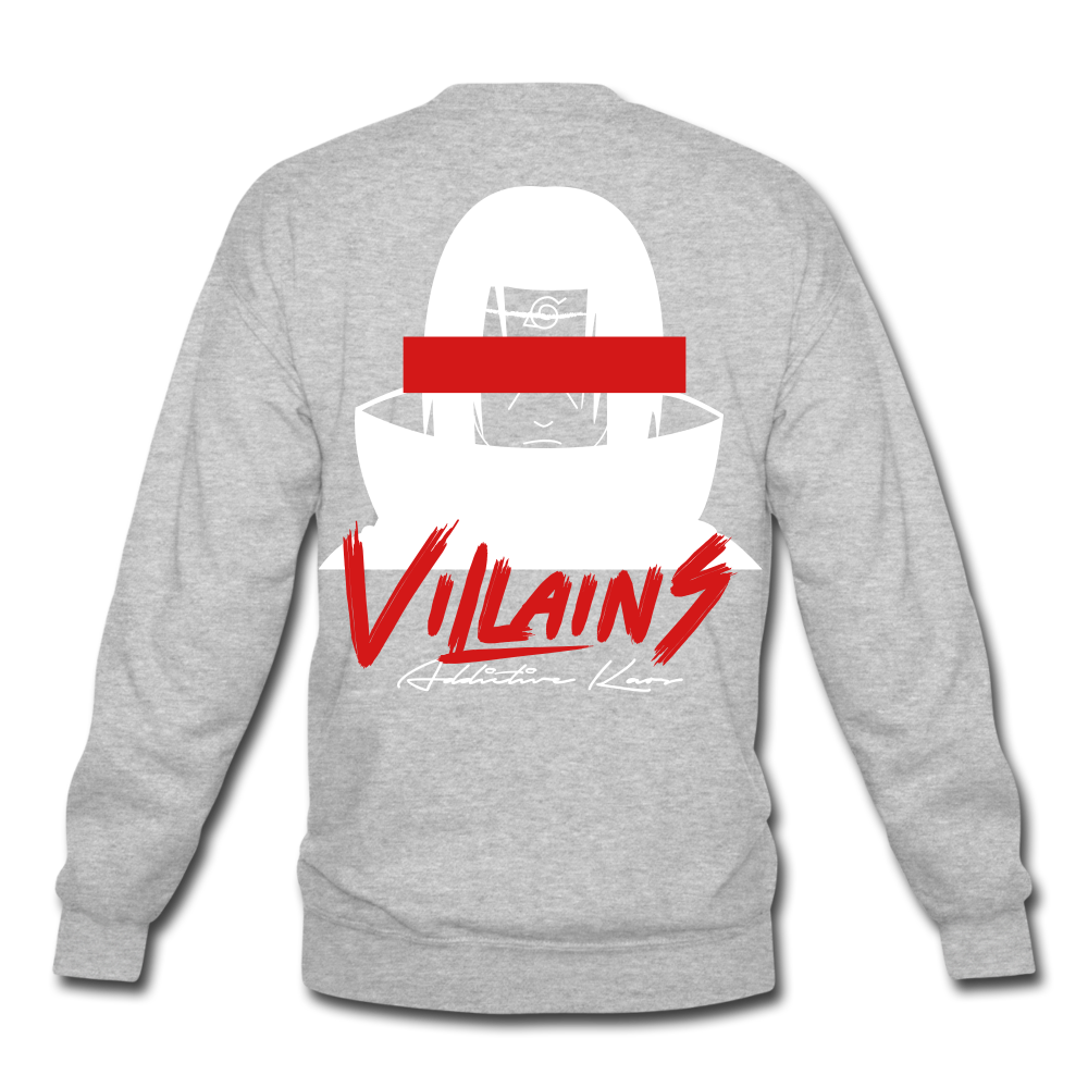 Villains Itachi Crewneck Sweatshirt - heather gray