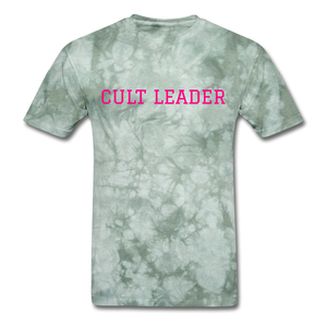 Cult Leader AK T-Shirt - military green tie dye