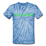 Cult Leader AK Tie Dye T-Shirt - spider baby blue