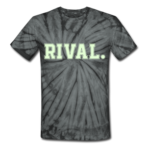 Rival. Tie Dye T-Shirt - spider black