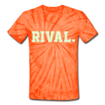 Rival. Tie Dye T-Shirt - spider orange