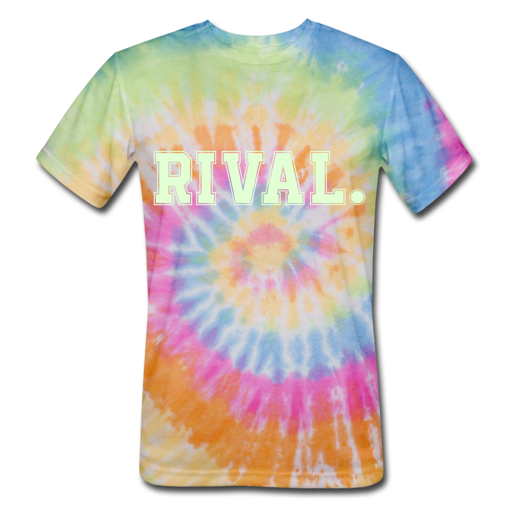 Rival. Tie Dye T-Shirt - rainbow