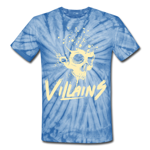 Villains Death Tie Dye T-Shirt - spider baby blue