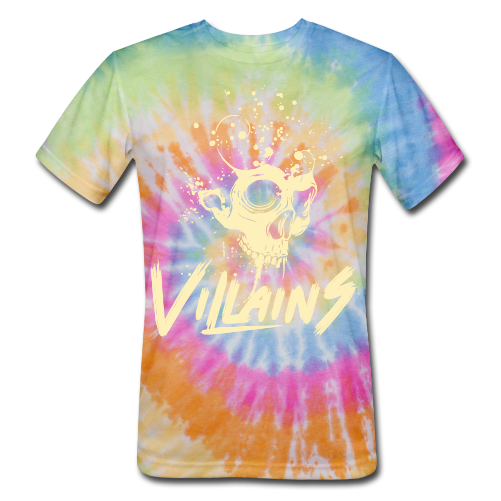 Villains Death Tie Dye T-Shirt - rainbow