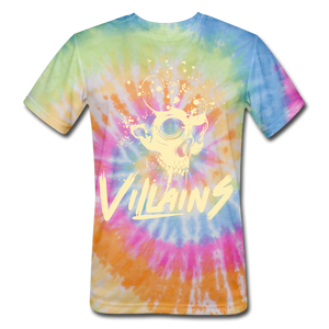 Villains Death Tie Dye T-Shirt - rainbow