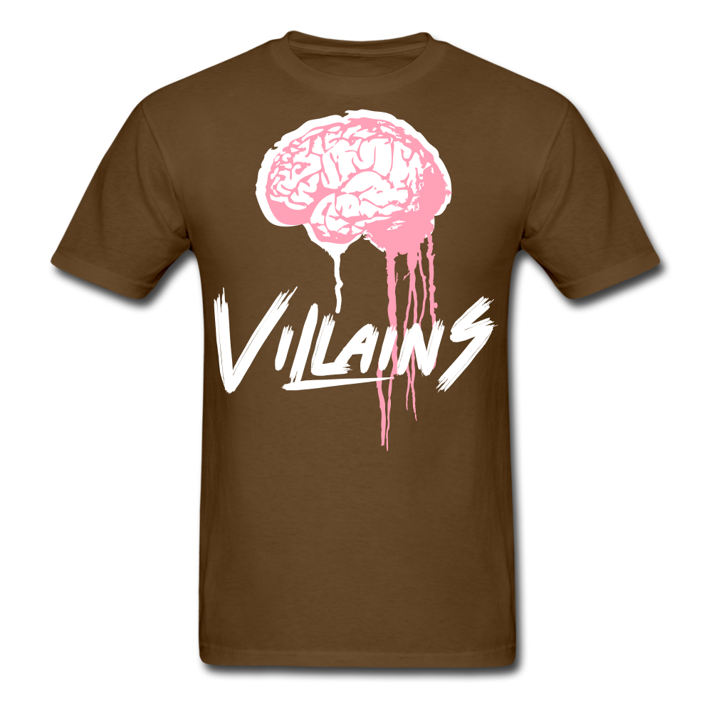 Villain Brain of opp T-Shirt - brown