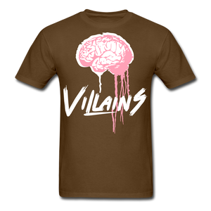 Villain Brain of opp T-Shirt - brown