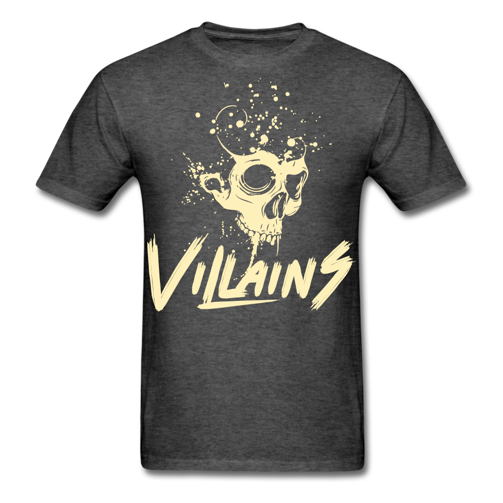 Villains Death T-Shirt - heather black