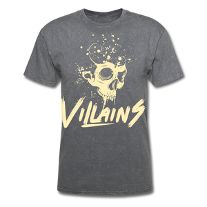 Villains Death T-Shirt - mineral charcoal gray