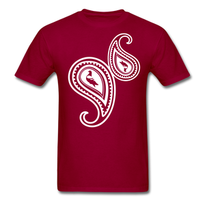 Paisley T-Shirt - dark red