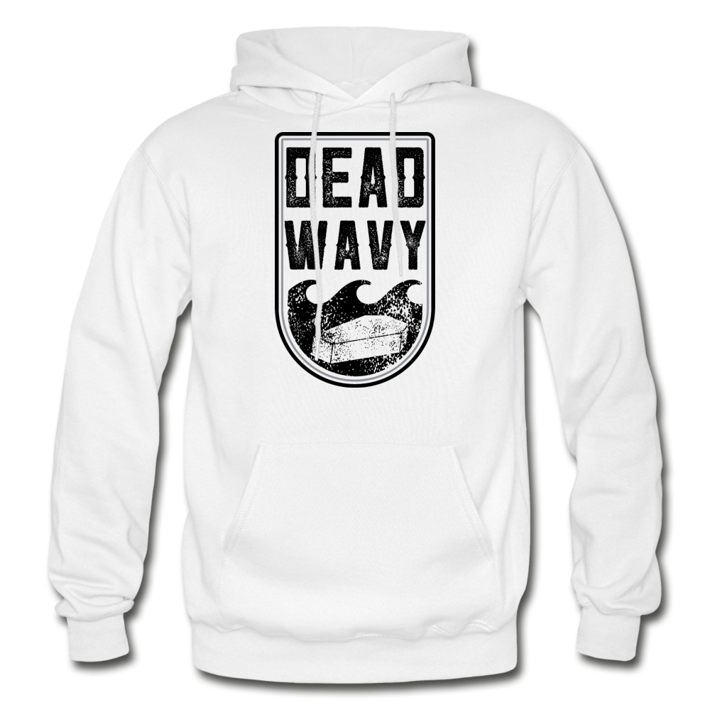 Dead Wavy Classic Adult Hoodie - white