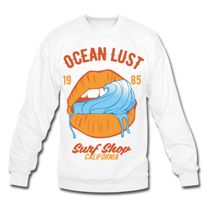 Ocean Lust Crewneck Sweatshirt - white