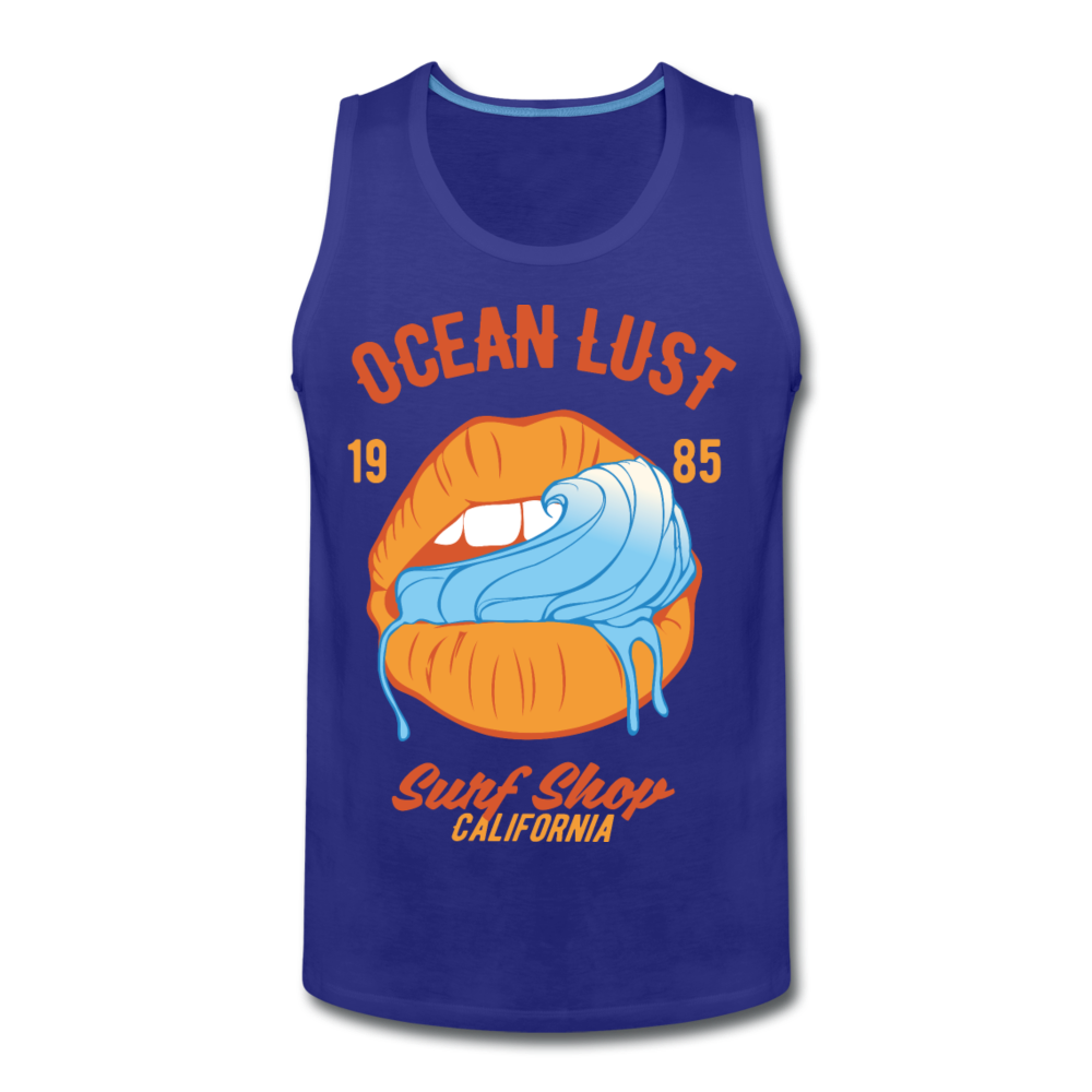 Ocean Lust Premium Tank - royal blue