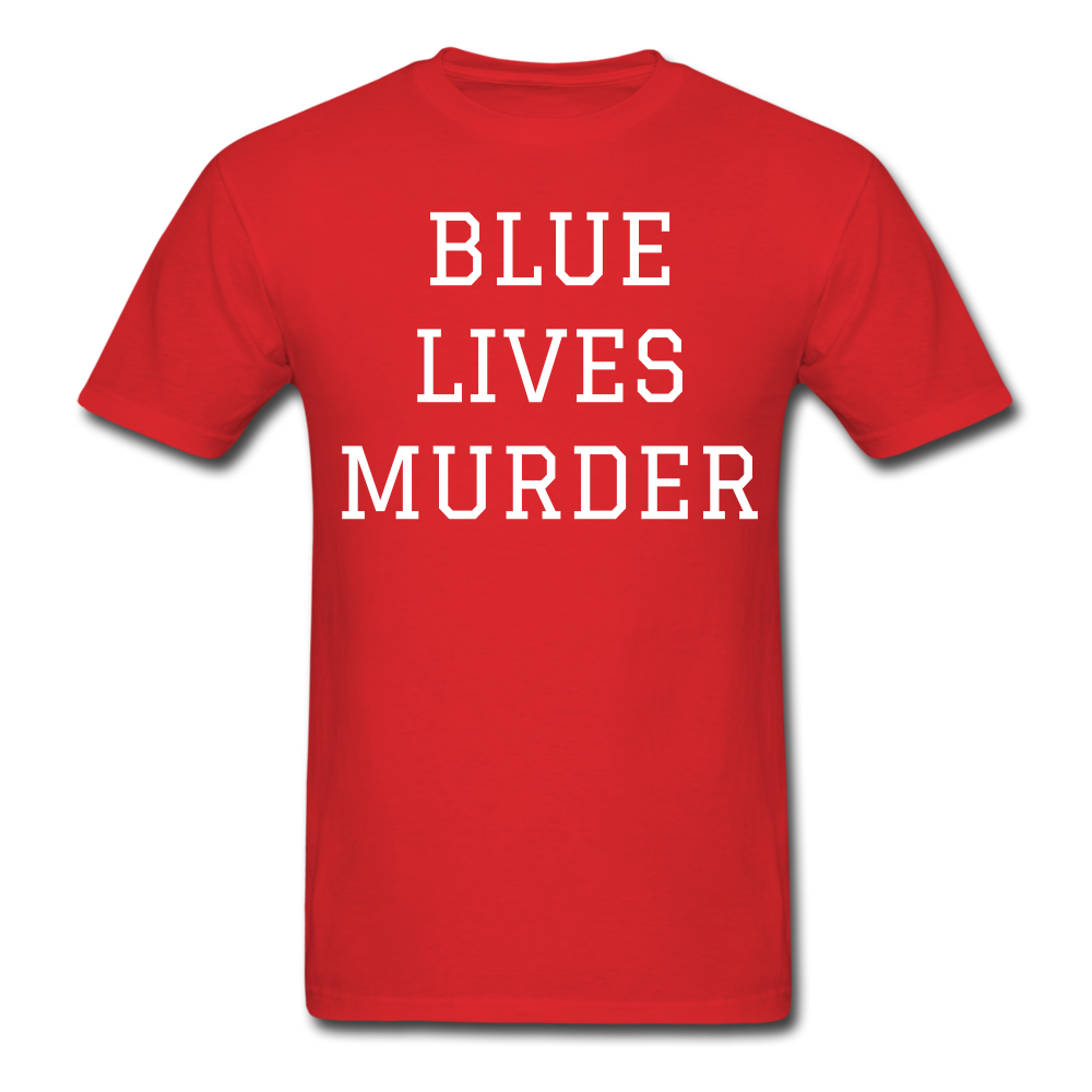Blue Lives Murder Men's T-Shirt - red